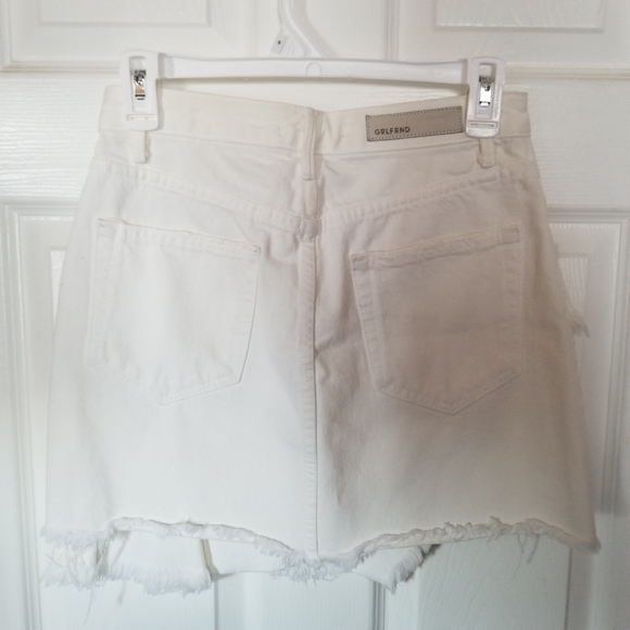 GRLFRND Giselle Skirt white baja sz 26 2 XS - Picture 6 of 8